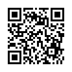 午後7時ですのページのQRコード