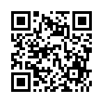 午後11時ですのページのQRコード